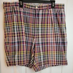 POLO RALPH LAUREN TYLER PLAID‎ COTTON CHINO SHORTS Men's 40